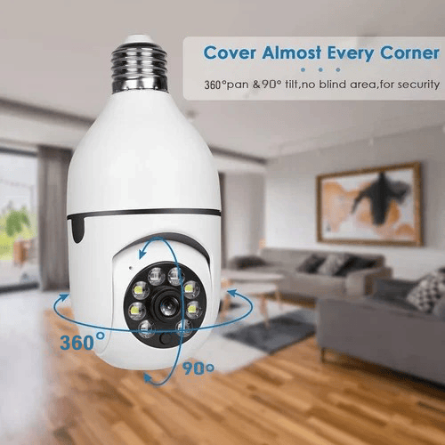 YooSee IP Camera with 2 Lens, New Generation Smart Light Bulb, Ultra Clear