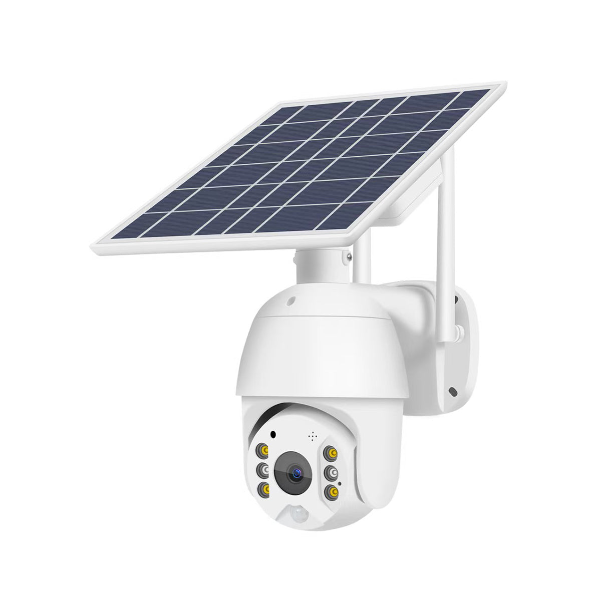 Outdoor 4G/WiFi compatible, 2K high-definition solar-powered surveillance, 24-hour non-stop power! Includes backup power source for remote control.