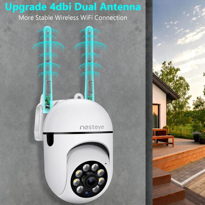 V380 CCTV Wireless Camera, No Internet Needed, Waterproof, Two-way Audio, Infrared, Motion Detection, 360 PTZ